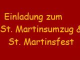 Einladung zum St. Martinsumzug &amp; St. Martinsfest
